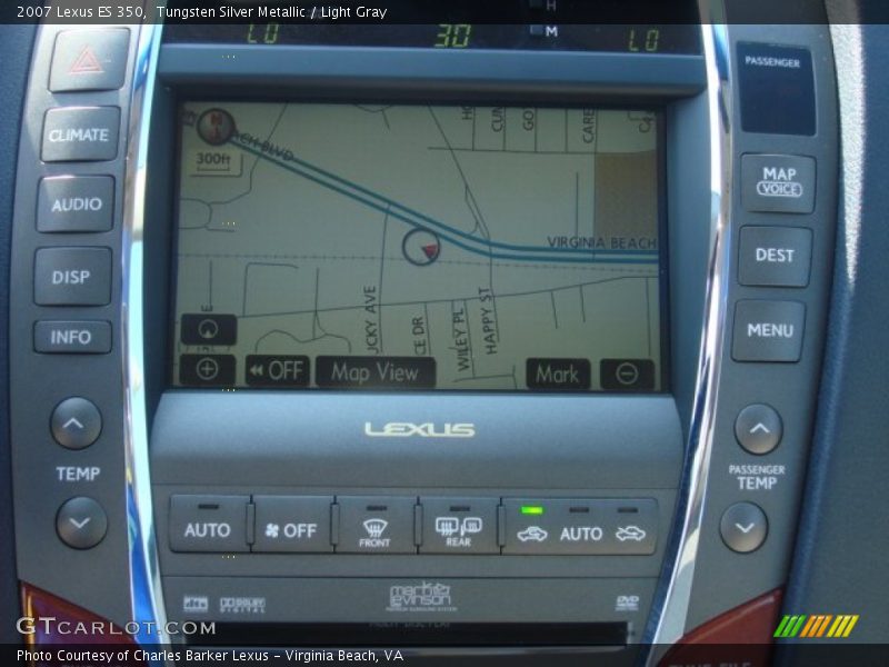 Tungsten Silver Metallic / Light Gray 2007 Lexus ES 350