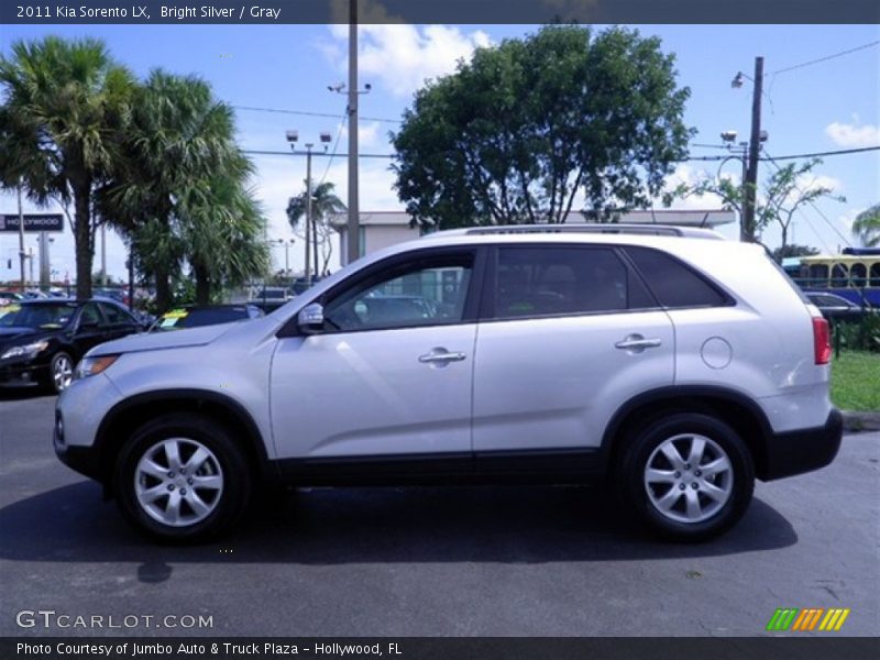 Bright Silver / Gray 2011 Kia Sorento LX
