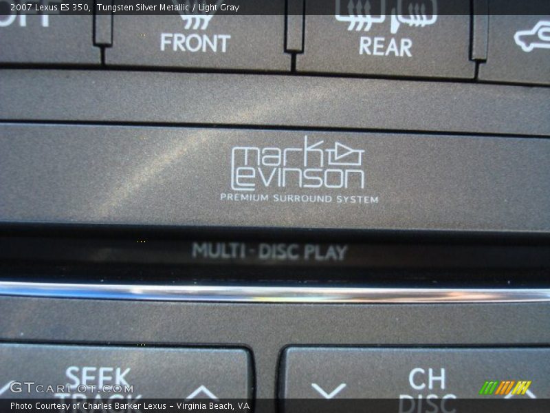 Tungsten Silver Metallic / Light Gray 2007 Lexus ES 350