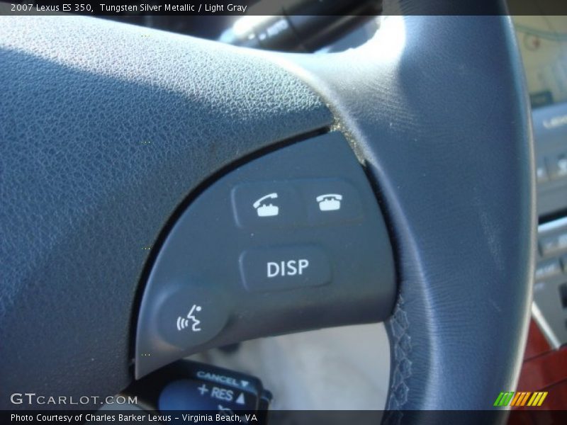 Tungsten Silver Metallic / Light Gray 2007 Lexus ES 350