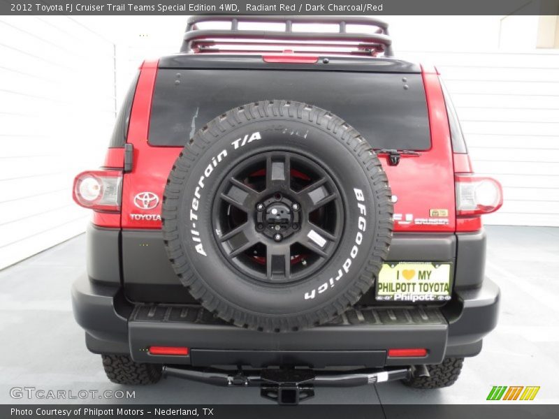 Radiant Red / Dark Charcoal/Red 2012 Toyota FJ Cruiser Trail Teams Special Edition 4WD