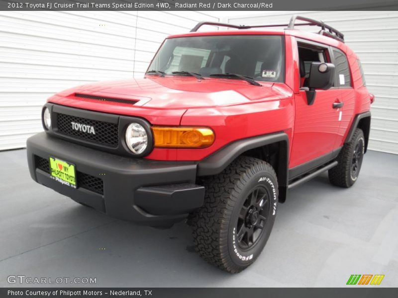 Radiant Red / Dark Charcoal/Red 2012 Toyota FJ Cruiser Trail Teams Special Edition 4WD