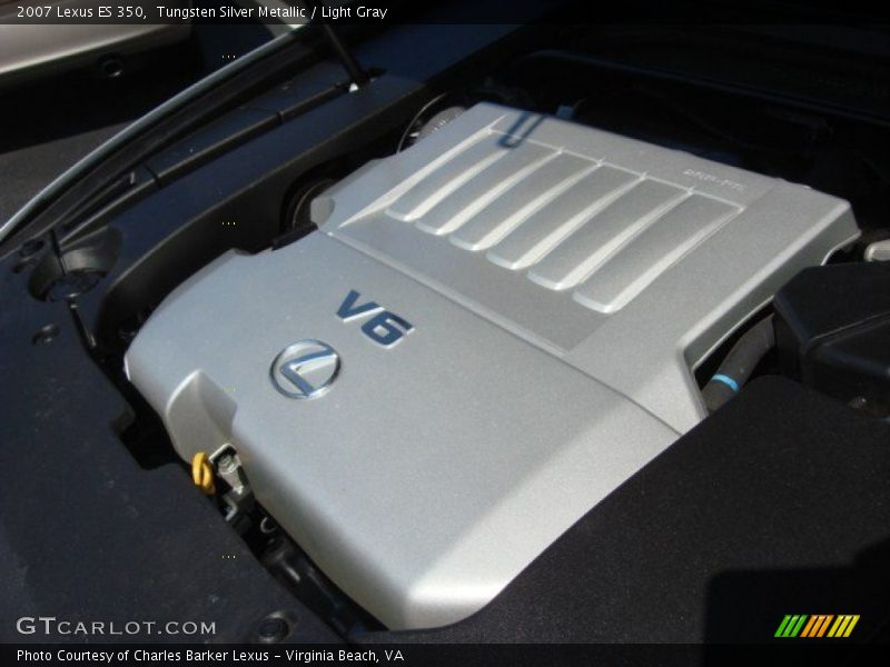 Tungsten Silver Metallic / Light Gray 2007 Lexus ES 350