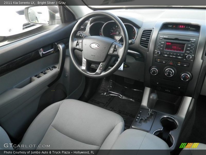 Bright Silver / Gray 2011 Kia Sorento LX