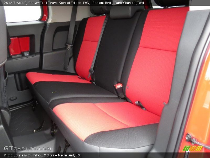 Rear Seat of 2012 FJ Cruiser Trail Teams Special Edition 4WD