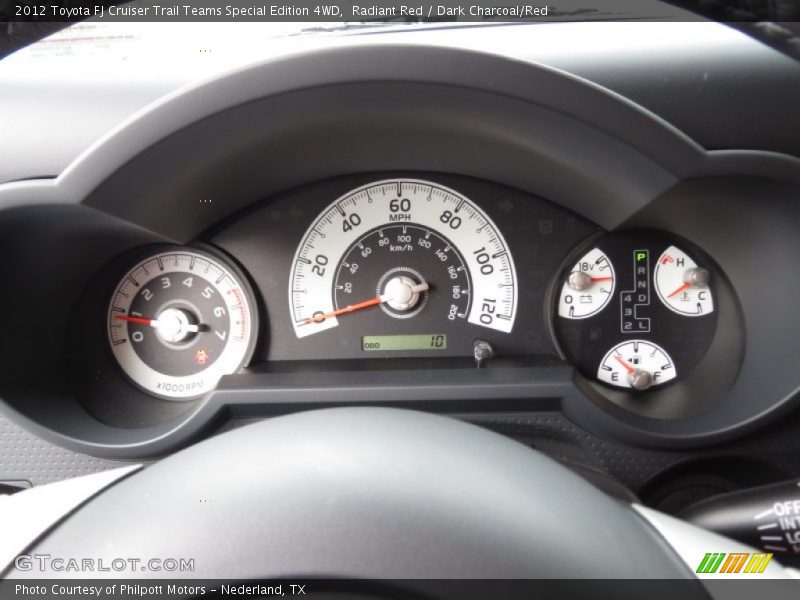  2012 FJ Cruiser Trail Teams Special Edition 4WD Trail Teams Special Edition 4WD Gauges