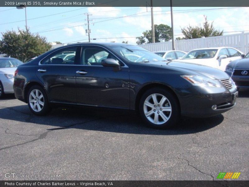Smokey Granite Mica / Black 2009 Lexus ES 350