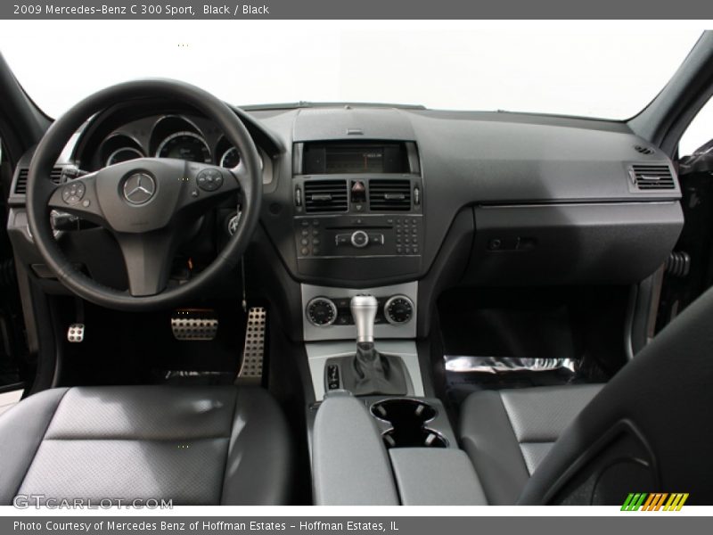 Black / Black 2009 Mercedes-Benz C 300 Sport