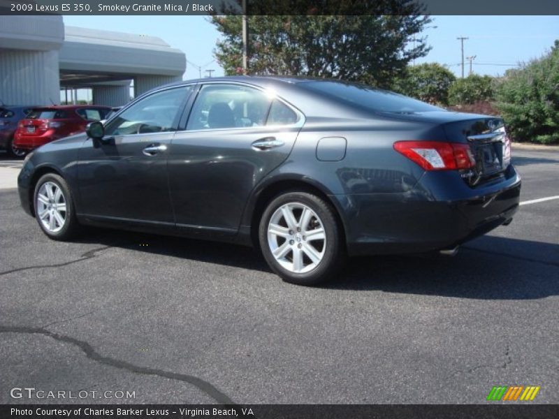 Smokey Granite Mica / Black 2009 Lexus ES 350