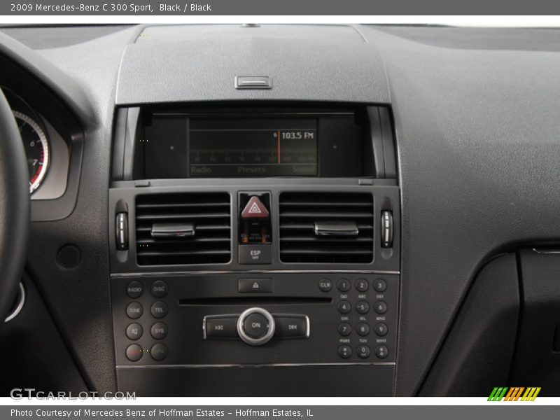 Black / Black 2009 Mercedes-Benz C 300 Sport