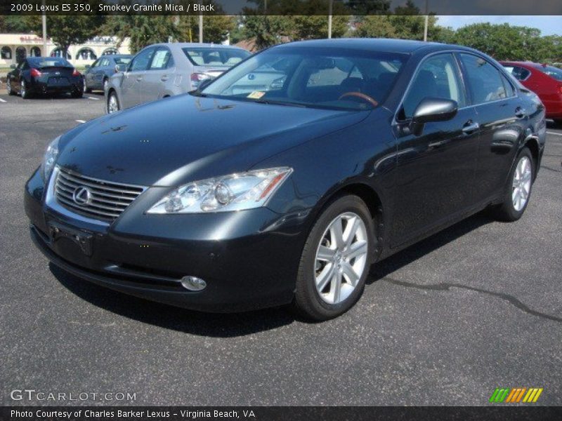 Smokey Granite Mica / Black 2009 Lexus ES 350