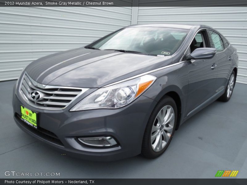 Smoke Gray Metallic / Chestnut Brown 2012 Hyundai Azera