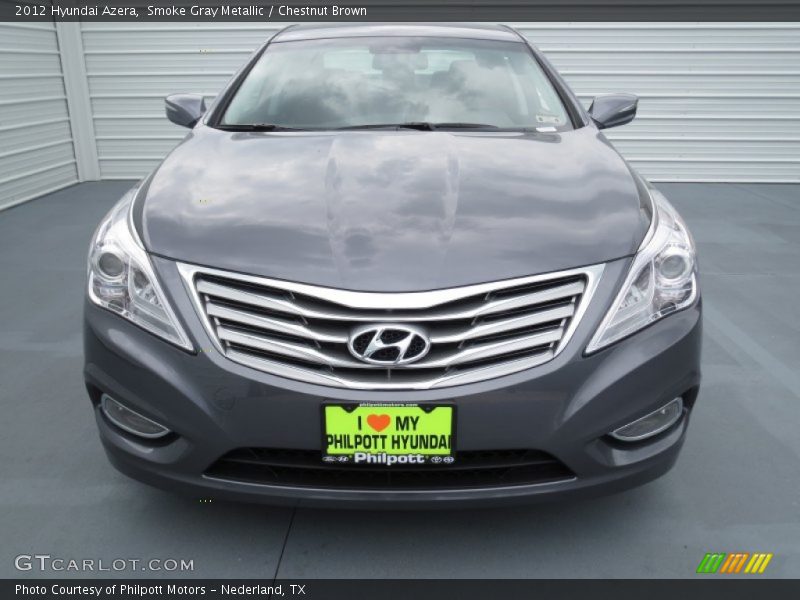 Smoke Gray Metallic / Chestnut Brown 2012 Hyundai Azera