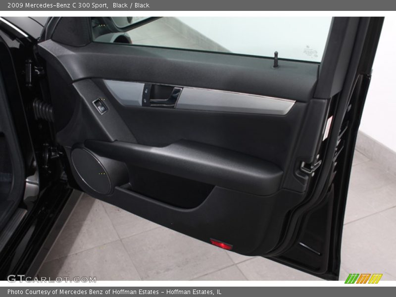 Black / Black 2009 Mercedes-Benz C 300 Sport