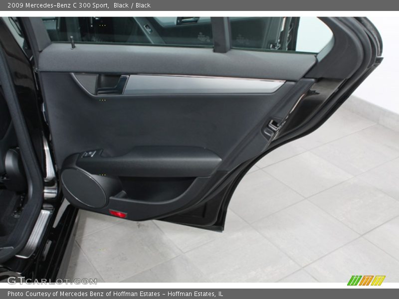 Black / Black 2009 Mercedes-Benz C 300 Sport