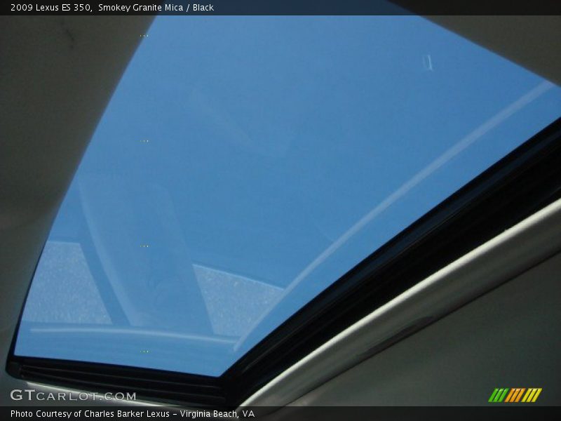 Smokey Granite Mica / Black 2009 Lexus ES 350