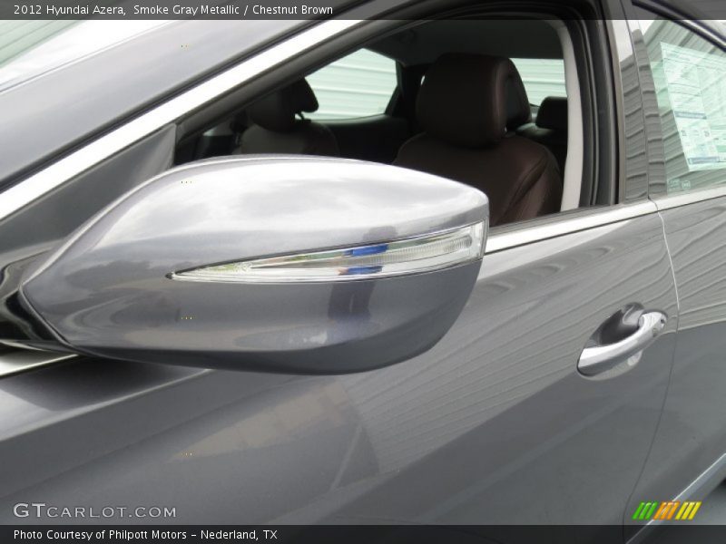 Smoke Gray Metallic / Chestnut Brown 2012 Hyundai Azera