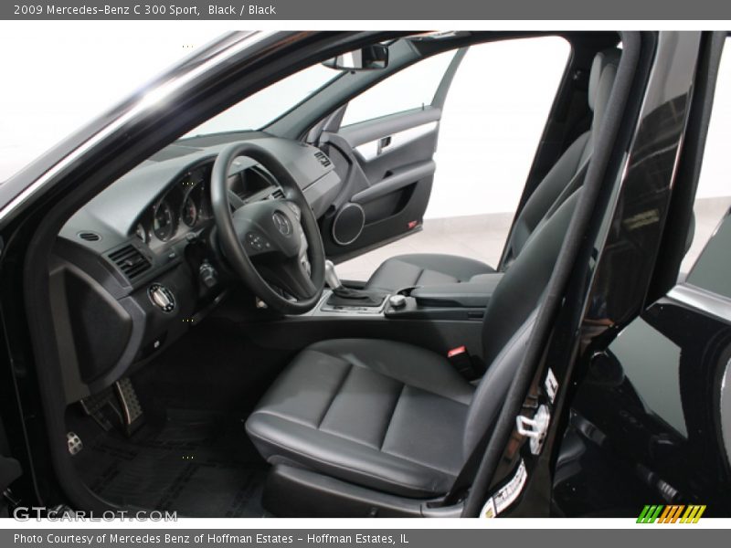 Black / Black 2009 Mercedes-Benz C 300 Sport