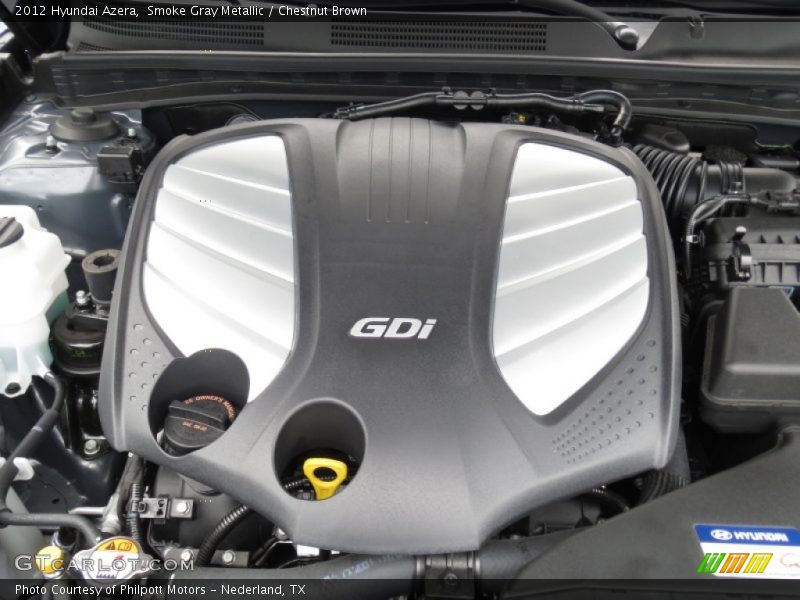  2012 Azera  Engine - 3.3 Liter GDI DOHC 24-Valve Dual-CVVT V6