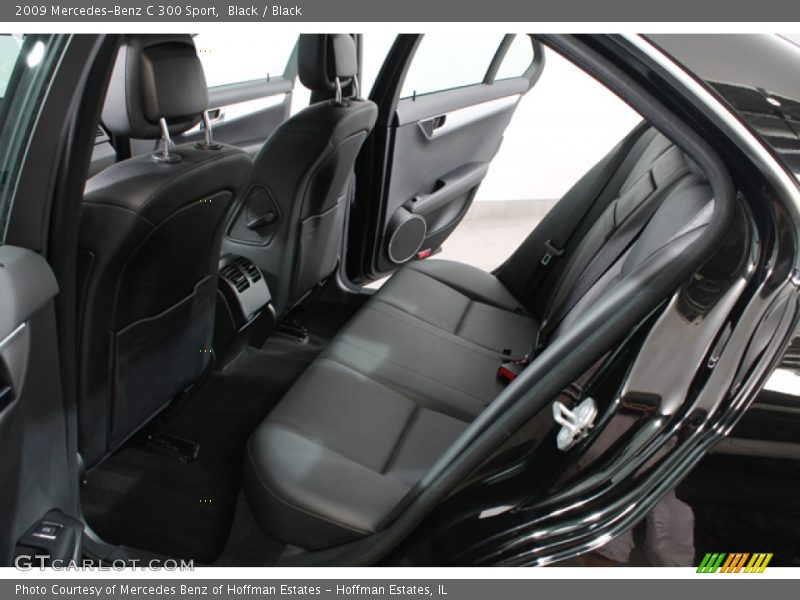 Black / Black 2009 Mercedes-Benz C 300 Sport