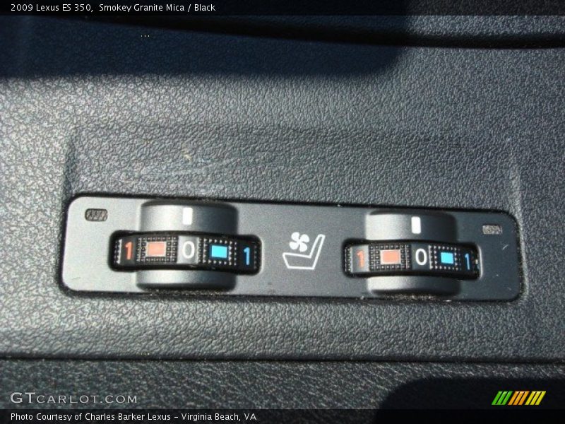 Smokey Granite Mica / Black 2009 Lexus ES 350