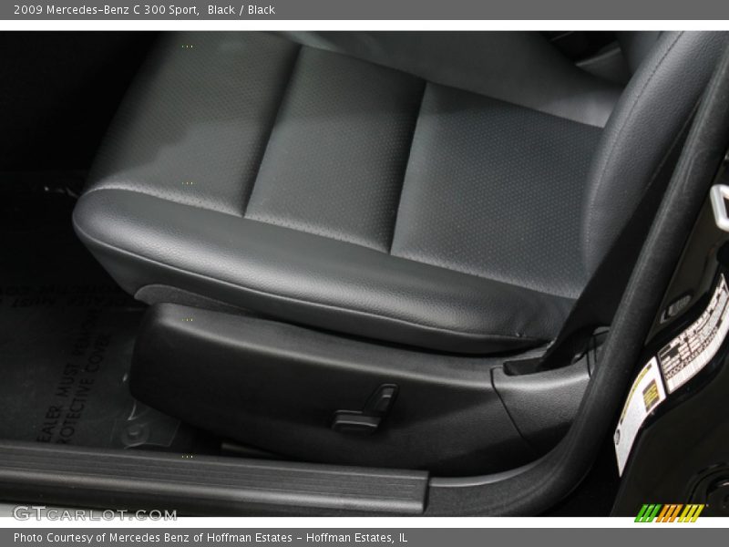 Black / Black 2009 Mercedes-Benz C 300 Sport