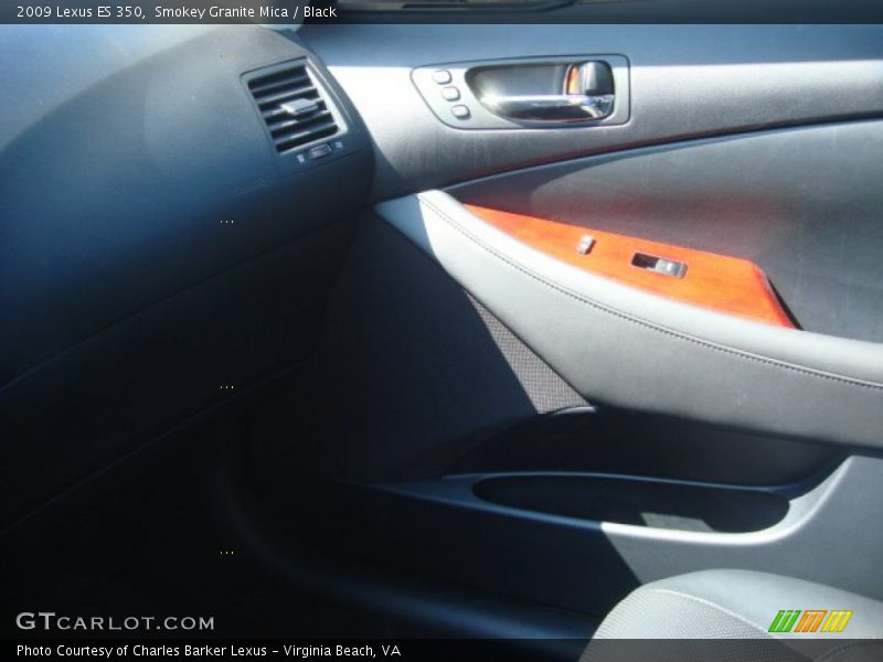 Smokey Granite Mica / Black 2009 Lexus ES 350