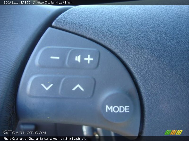 Smokey Granite Mica / Black 2009 Lexus ES 350