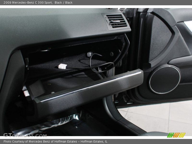 Black / Black 2009 Mercedes-Benz C 300 Sport