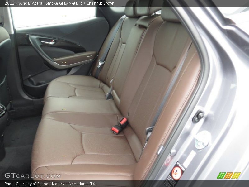 Rear Seat of 2012 Azera 