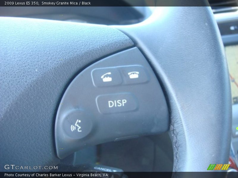 Smokey Granite Mica / Black 2009 Lexus ES 350