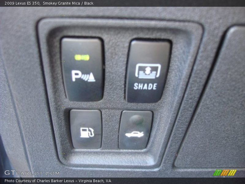 Smokey Granite Mica / Black 2009 Lexus ES 350