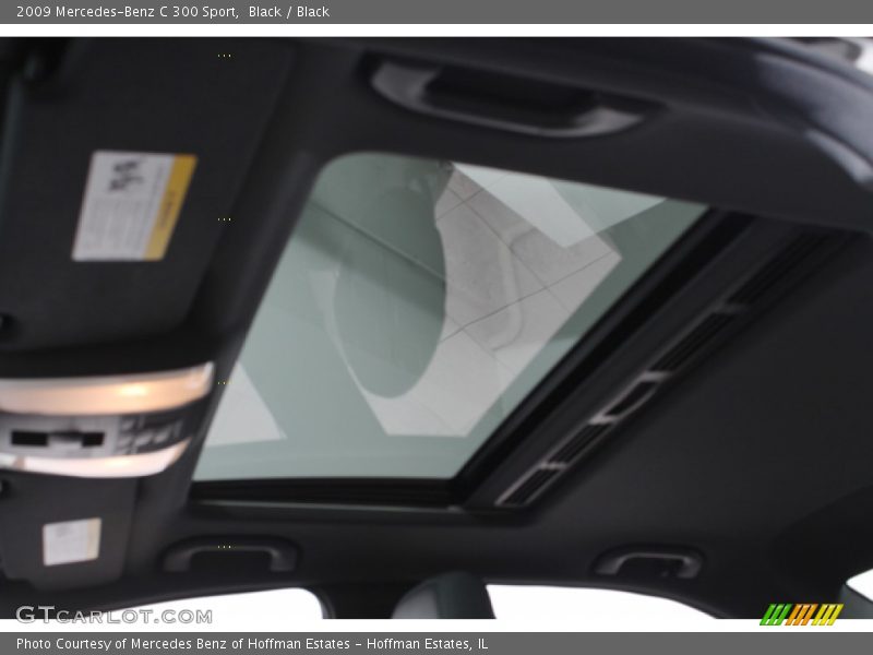 Black / Black 2009 Mercedes-Benz C 300 Sport