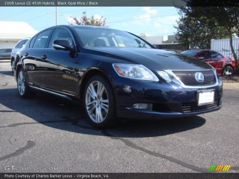 Black Opal Mica / Black 2008 Lexus GS 450h Hybrid