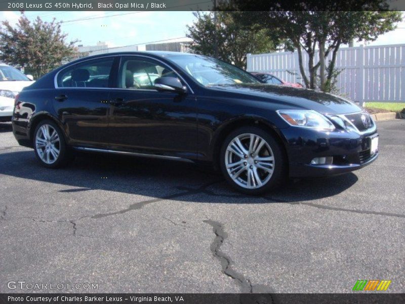 Black Opal Mica / Black 2008 Lexus GS 450h Hybrid