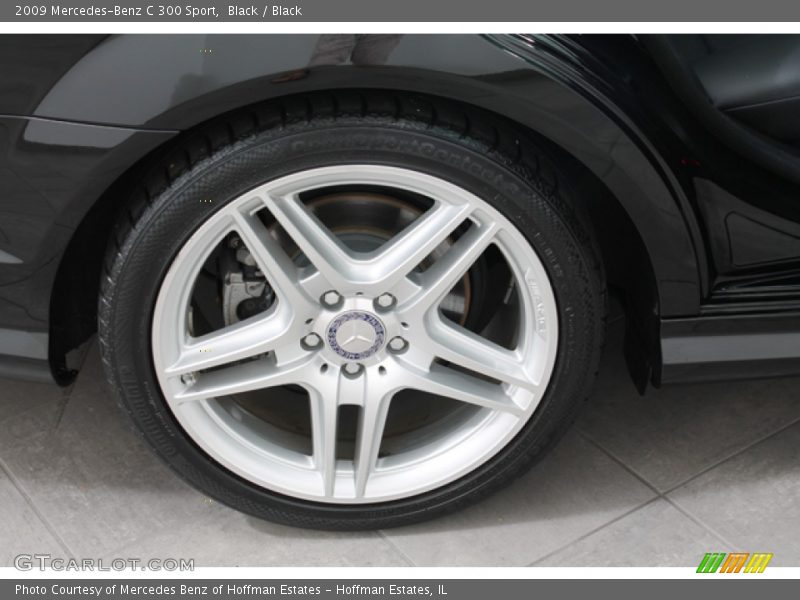 Black / Black 2009 Mercedes-Benz C 300 Sport