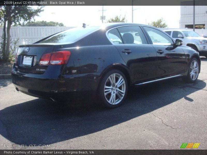 Black Opal Mica / Black 2008 Lexus GS 450h Hybrid