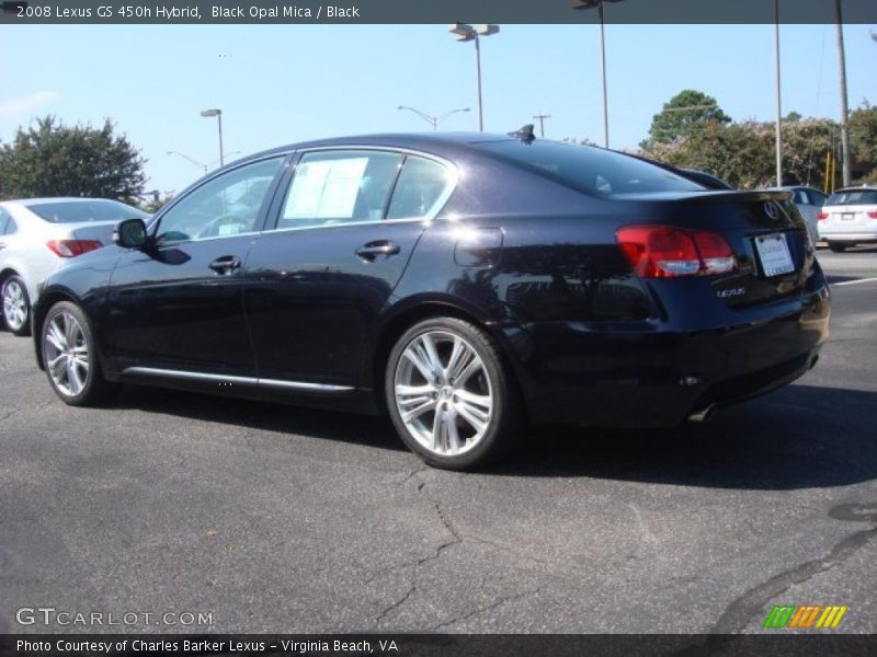 Black Opal Mica / Black 2008 Lexus GS 450h Hybrid