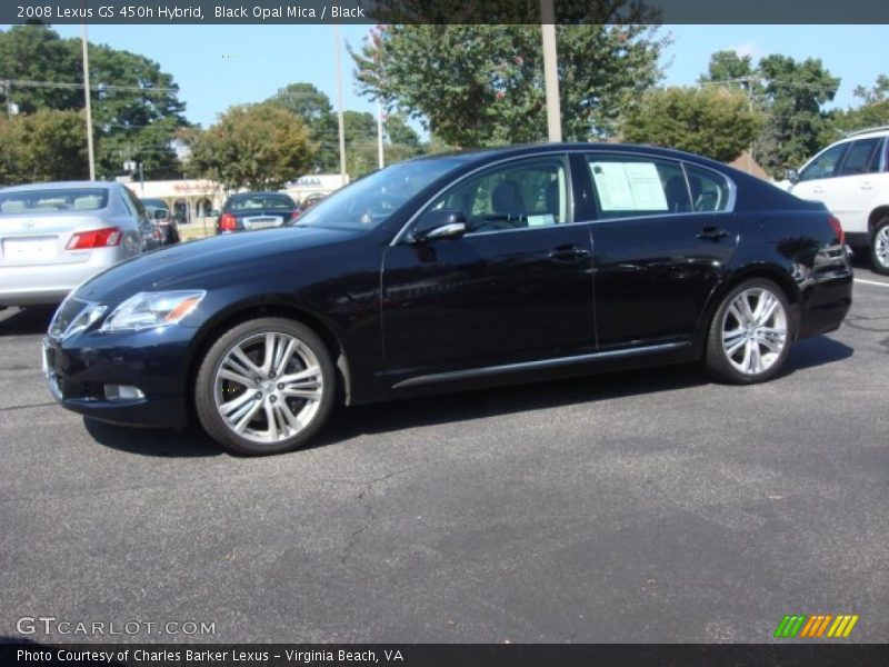 Black Opal Mica / Black 2008 Lexus GS 450h Hybrid
