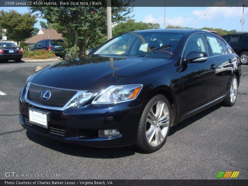 Black Opal Mica / Black 2008 Lexus GS 450h Hybrid