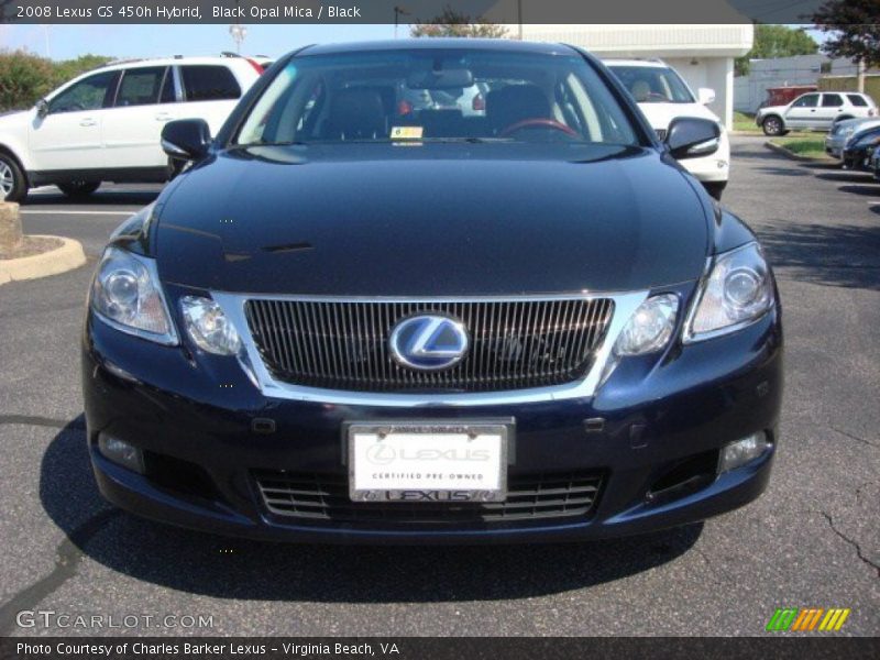 Black Opal Mica / Black 2008 Lexus GS 450h Hybrid