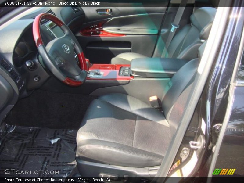 Black Opal Mica / Black 2008 Lexus GS 450h Hybrid