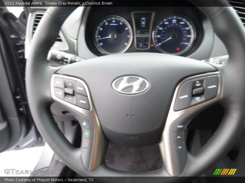 Smoke Gray Metallic / Chestnut Brown 2012 Hyundai Azera