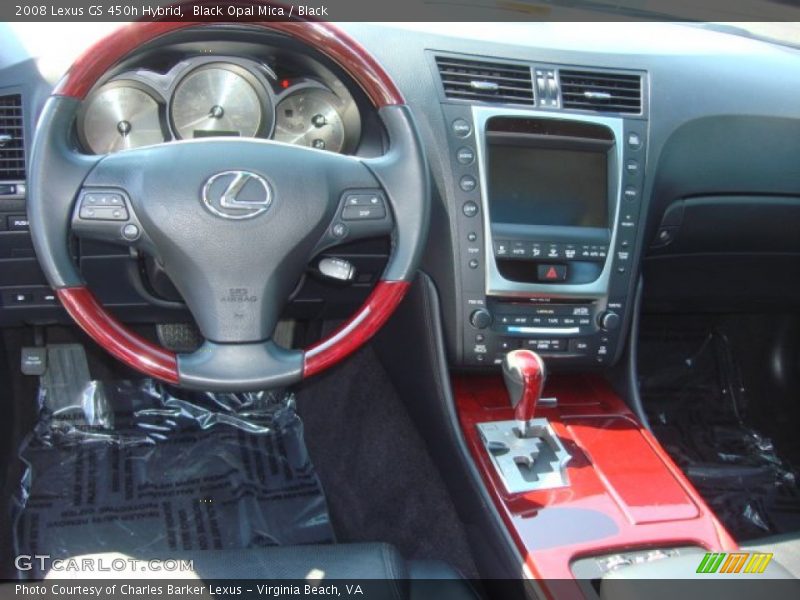 Black Opal Mica / Black 2008 Lexus GS 450h Hybrid