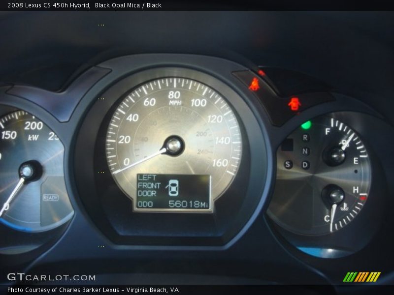 Black Opal Mica / Black 2008 Lexus GS 450h Hybrid