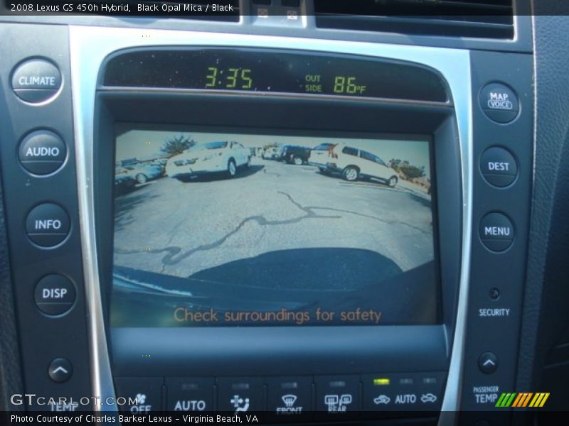 Black Opal Mica / Black 2008 Lexus GS 450h Hybrid
