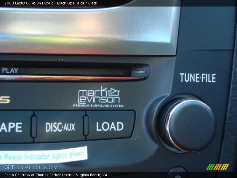 Black Opal Mica / Black 2008 Lexus GS 450h Hybrid