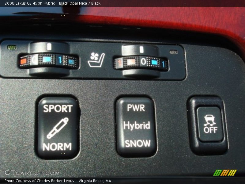 Controls of 2008 GS 450h Hybrid