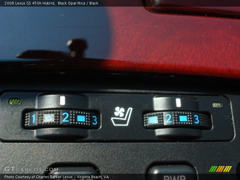 Controls of 2008 GS 450h Hybrid