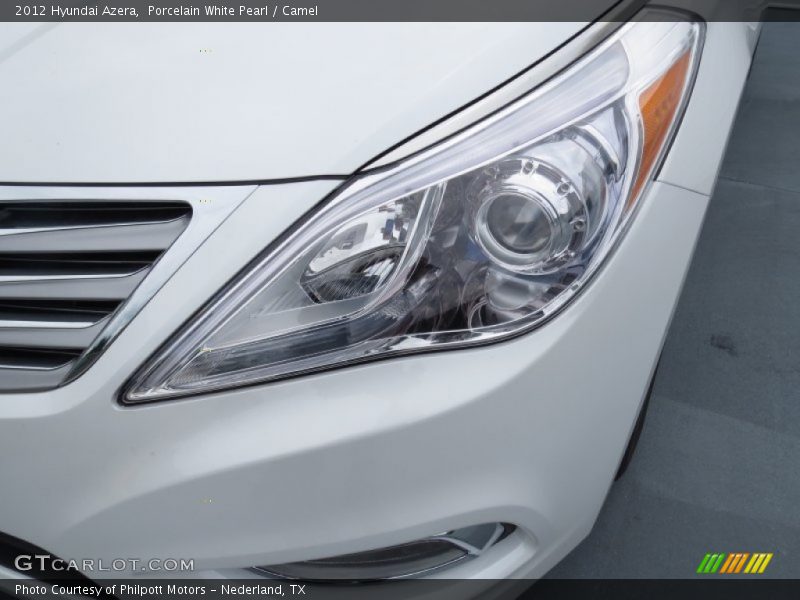 Porcelain White Pearl / Camel 2012 Hyundai Azera